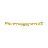 Bannière dorée - Happy New Year - 5'